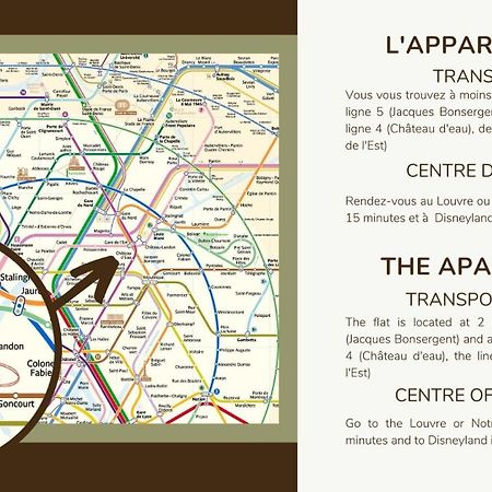 Luxueux Duplex 6 - 8Pers - Full Equipped - Republique Apartment ปารีส ภายนอก รูปภาพ